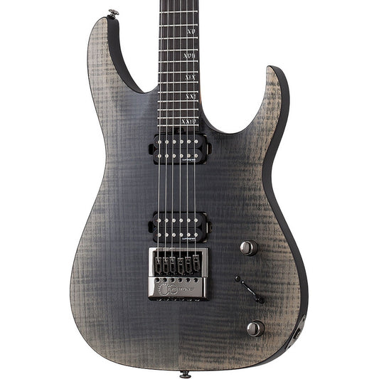 Schecter Banshee Mach-6 Evertune Elektro Gitar - Fallout Burst