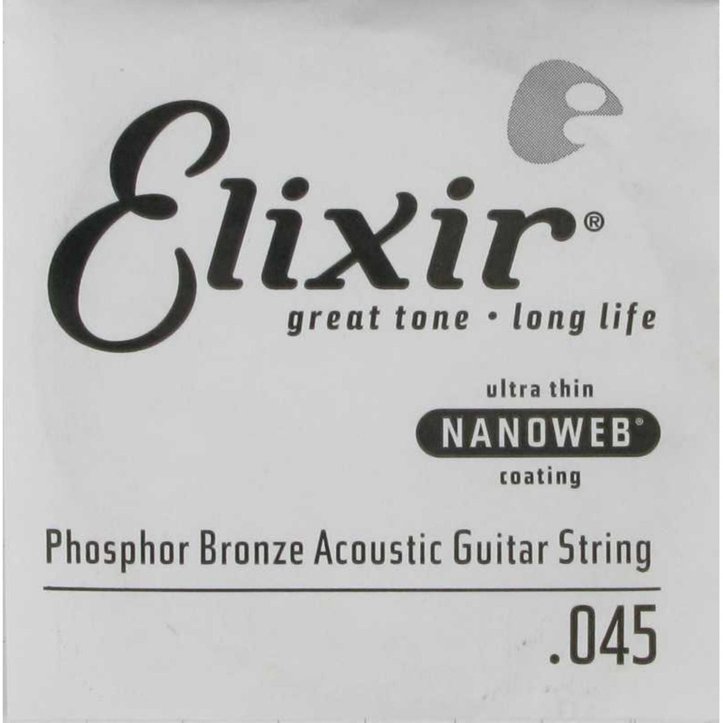 Elixir 14145 Nanoweb Phosphor Bronze Tek Akustik Gitar Teli (45)