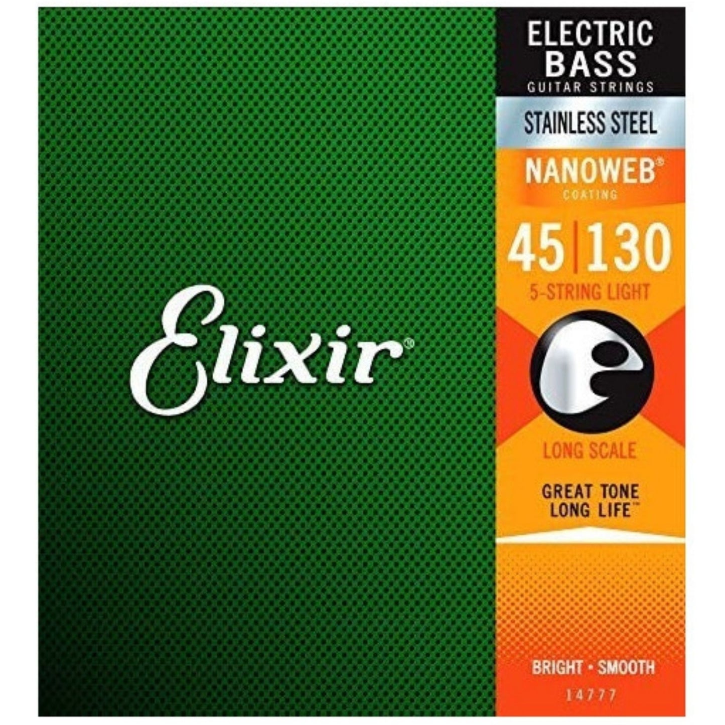 Elixir 14777 Nanoweb Medium 5 Telli Bas Gitar Teli (45-130)