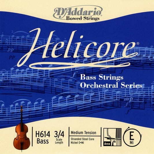 D'Addario H614 Helicore 3/4 Tek Kontrbas Teli - Medium (Mi)