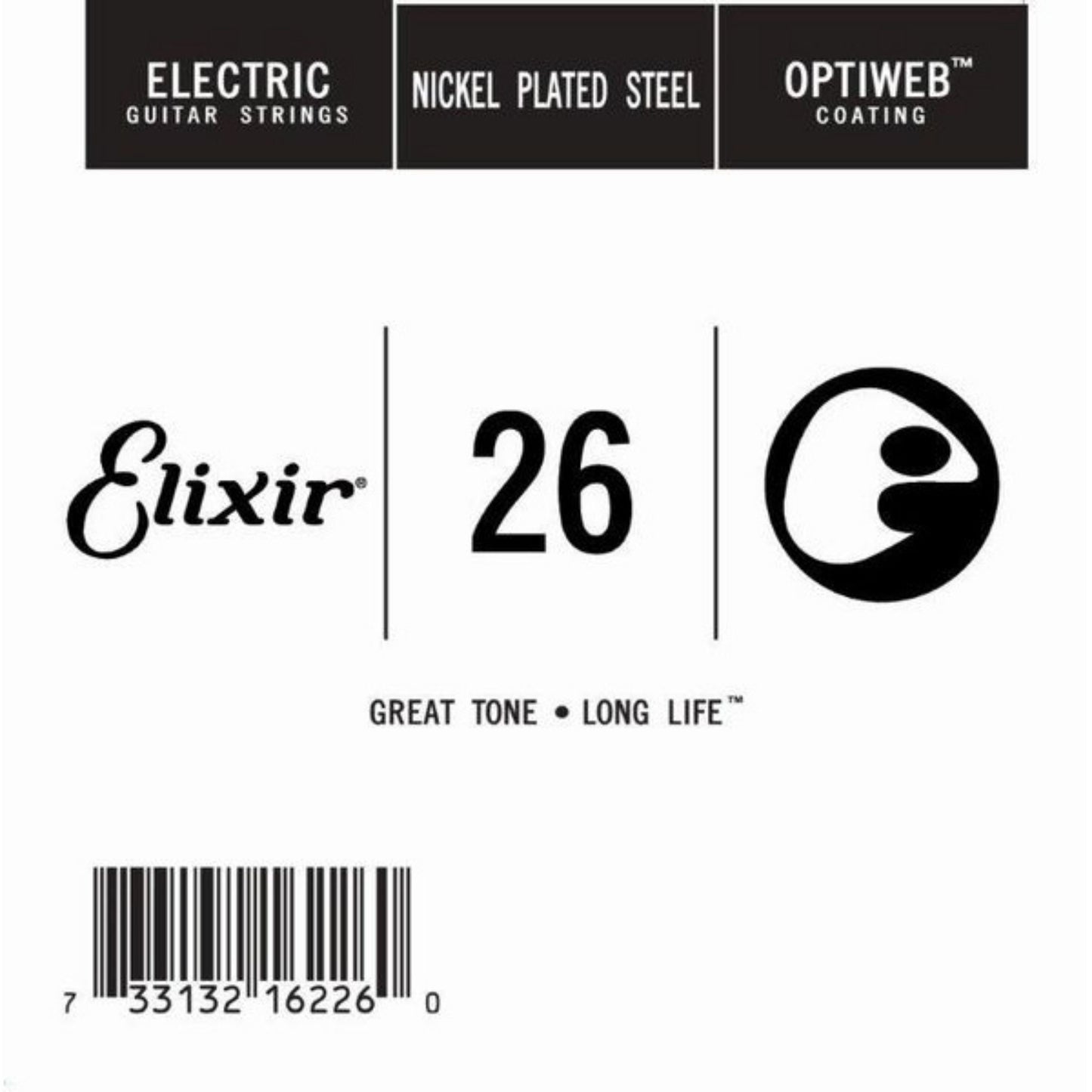 Elixir 16226 Optiweb Tek Elektro Gitar Teli (26)