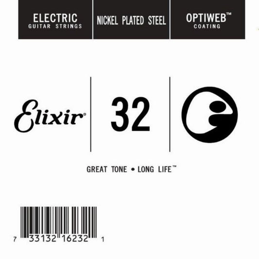 Elixir 16232 Optiweb Tek Elektro Gitar Teli (32)