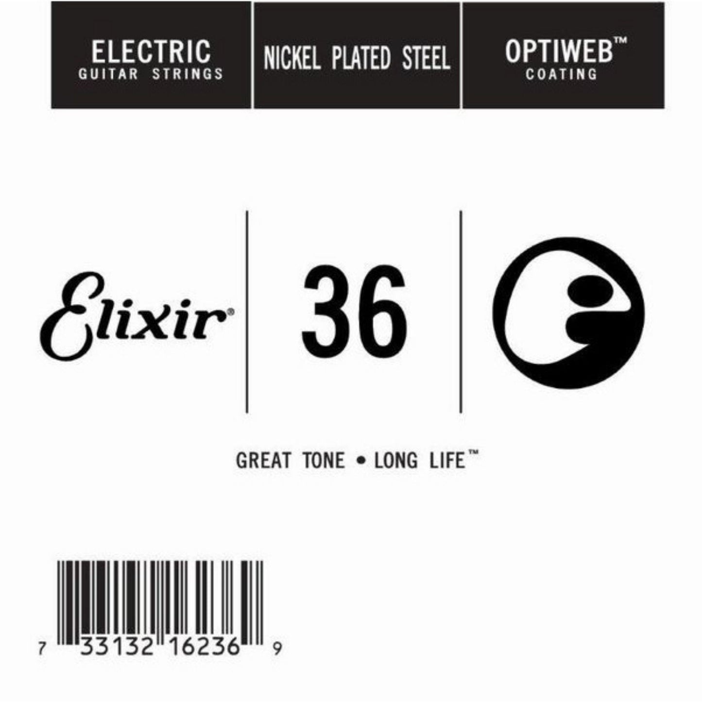 Elixir 16236 Optiweb Tek Elektro Gitar Teli (36)