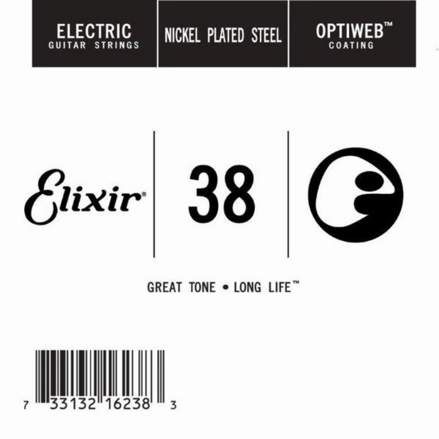 Elixir 16238 Optiweb Tek Elektro Gitar Teli (38)