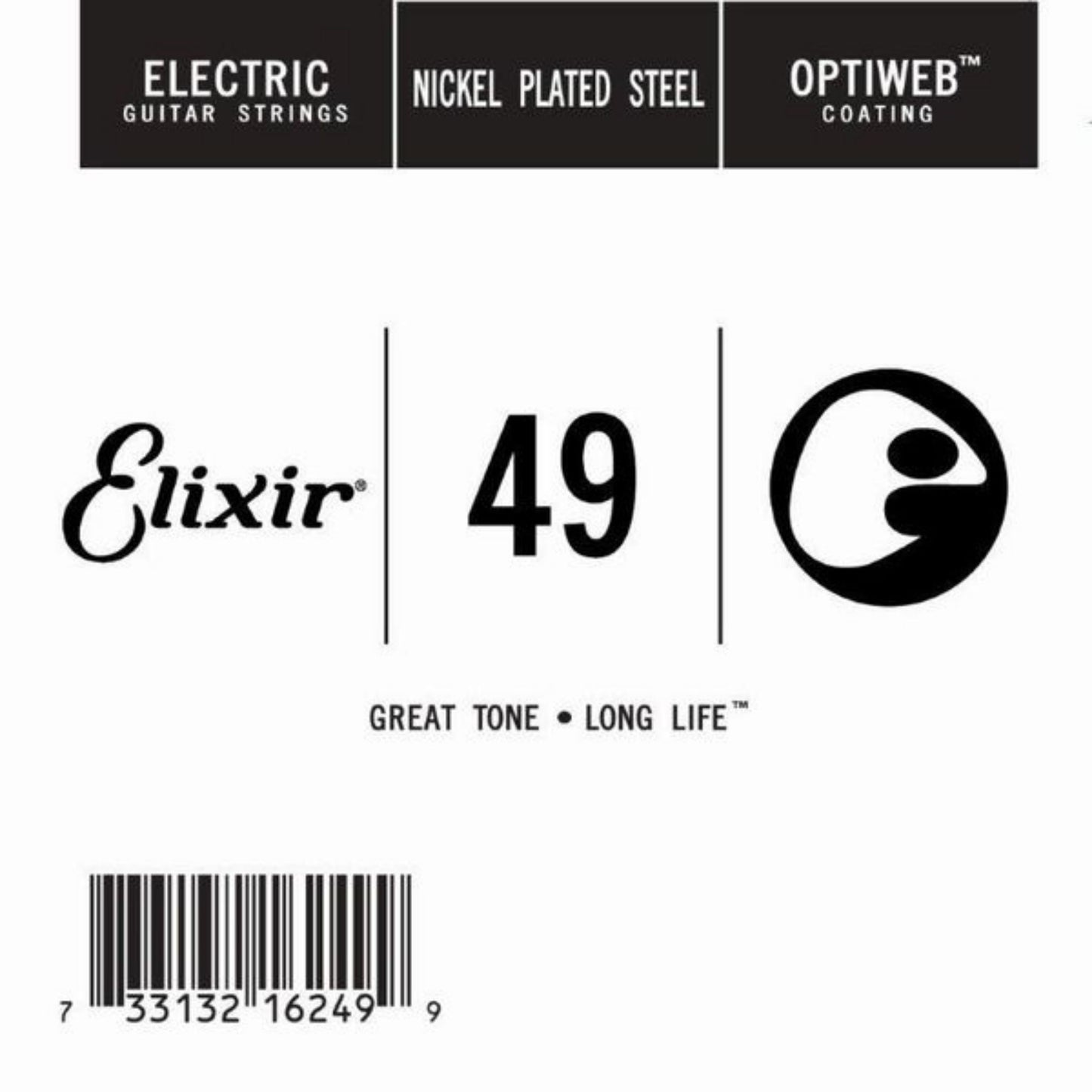 Elixir 16249 Optiweb Tek Elektro Gitar Teli (49)