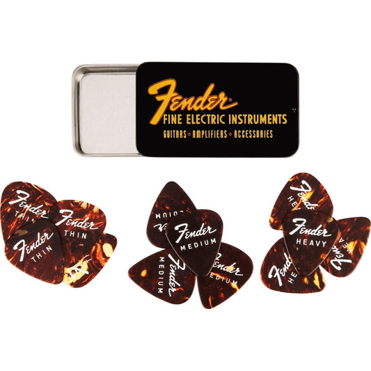 Fender Fine Electric Pick Tin Pena (12’li Paket)