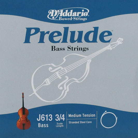 D'Addario J613 Prelude 3/4 Tek Kontrbas Teli (La)