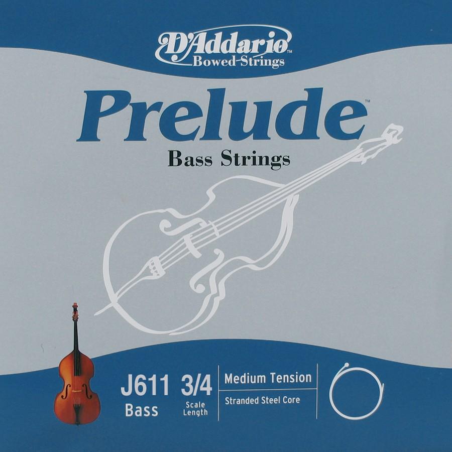 D'Addario J611 Prelude 3/4 Tek Kontrbas Teli (Sol)