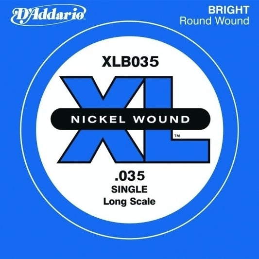 D'Addario XLB035 XL Nickel Bas Gitar Tek Tel (35)