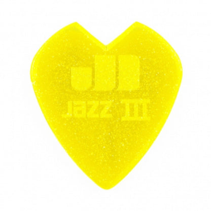 Jim Dunlop Kirk Hammett Jazz III Pena - Yellow Sparkle (6'lı Paket)