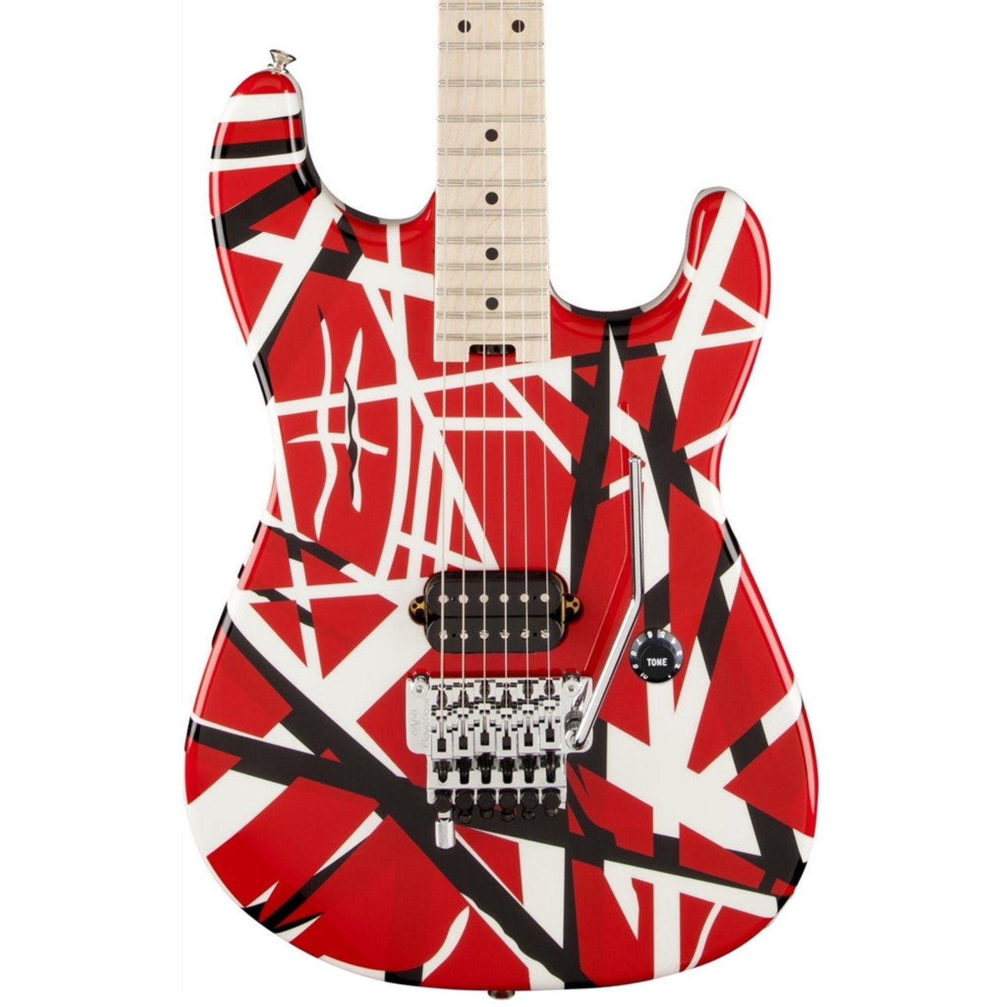 EVH Frankenstrat Guitar Art Print by Brian Methe Elektro Gitar