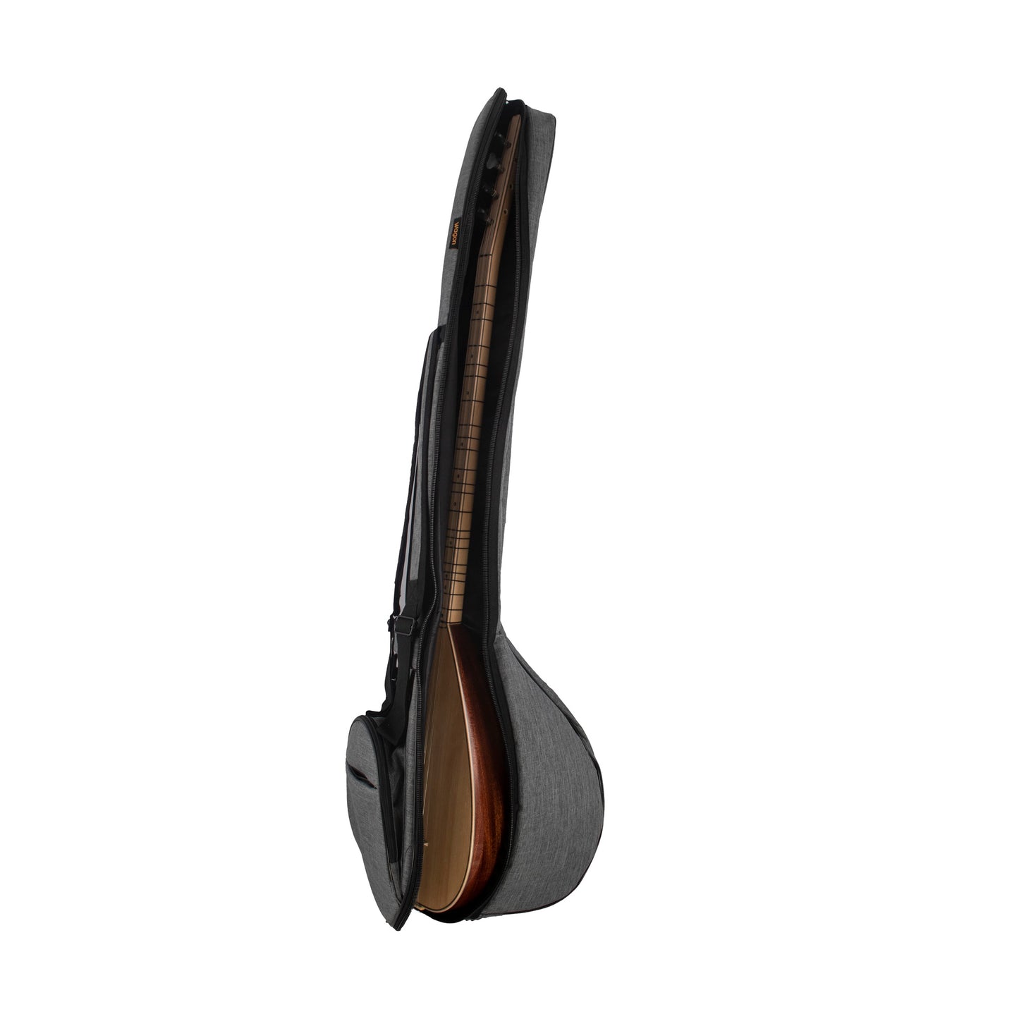 Wagon 03 Serisi Uzun Sap Bağlama Saz Çantası - Gri