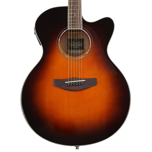 Yamaha CPX600 Medium Jumbo Elektro Akustik Gitar (Old Violin Sunburst)