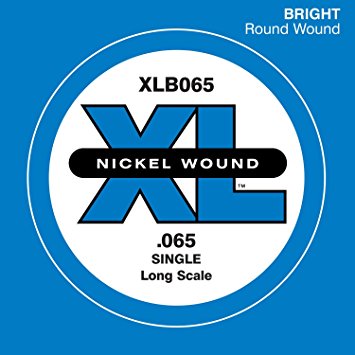 D'Addario XLB065 XL Nickel Bas Gitar Tek Tel (65)