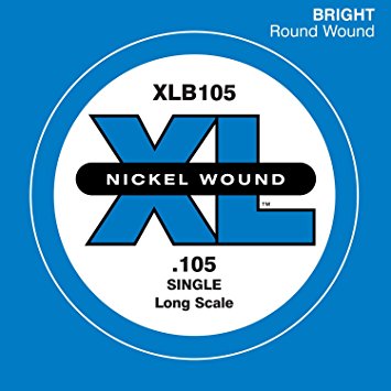 D'Addario XLB105 XL Nickel Bas Gitar Tek Tel (105)