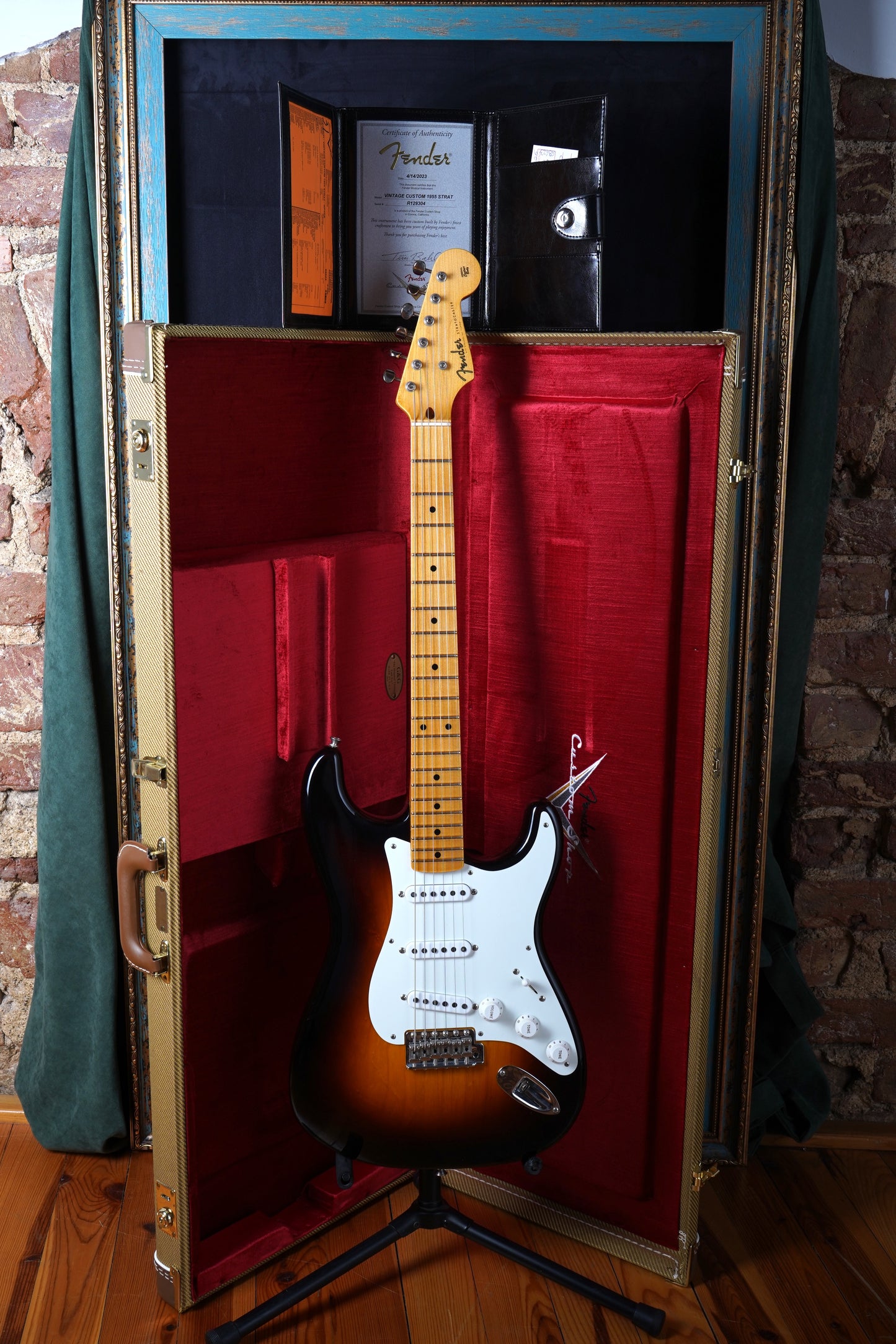 Fender Custom Shop 1955 Stratocaster Wide Fade 2-Color Sunburst (2.El)