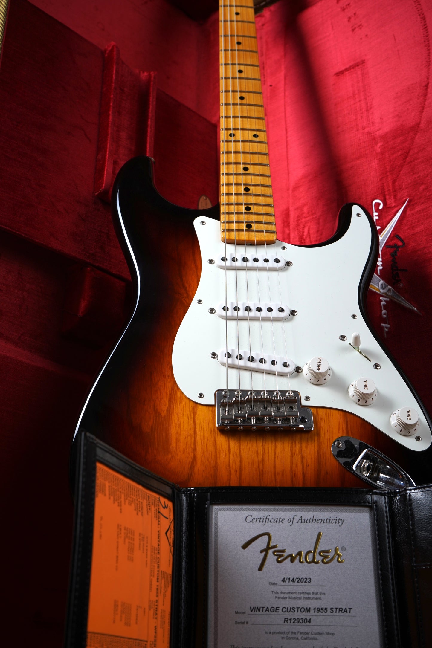 Fender Custom Shop 1955 Stratocaster Wide Fade 2-Color Sunburst (2.El)