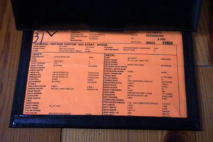 Fender Custom Shop 1955 Stratocaster Wide Fade 2-Color Sunburst (2.El)