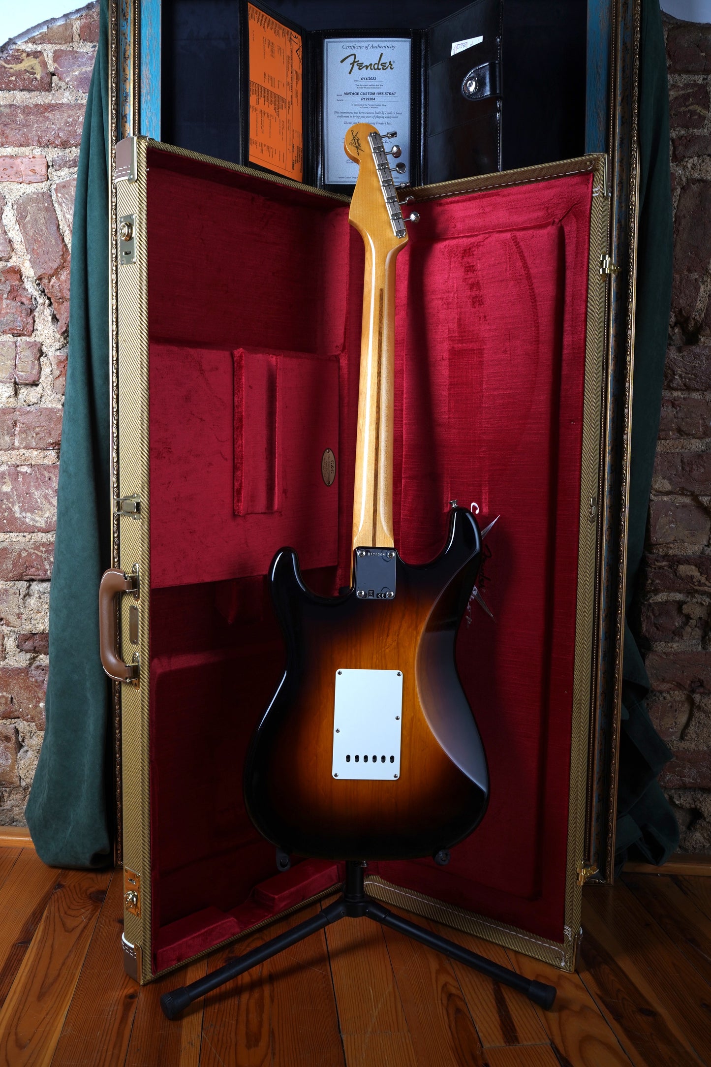 Fender Custom Shop 1955 Stratocaster Wide Fade 2-Color Sunburst (2.El)