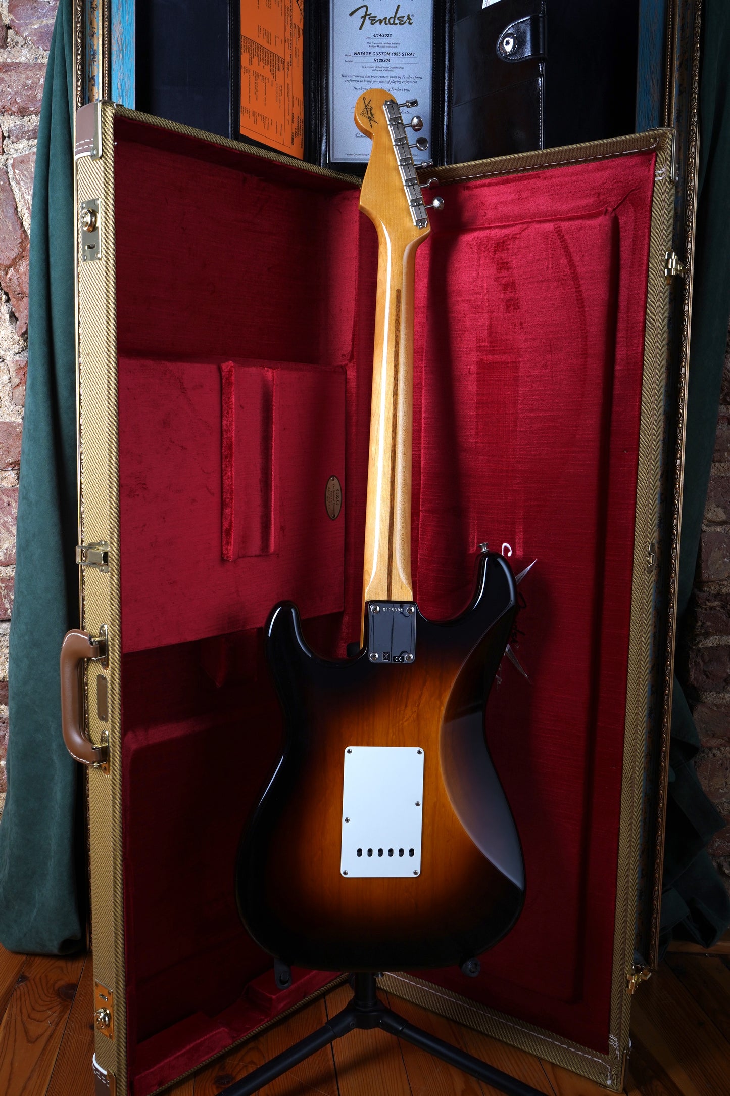 Fender Custom Shop 1955 Stratocaster Wide Fade 2-Color Sunburst (2.El)