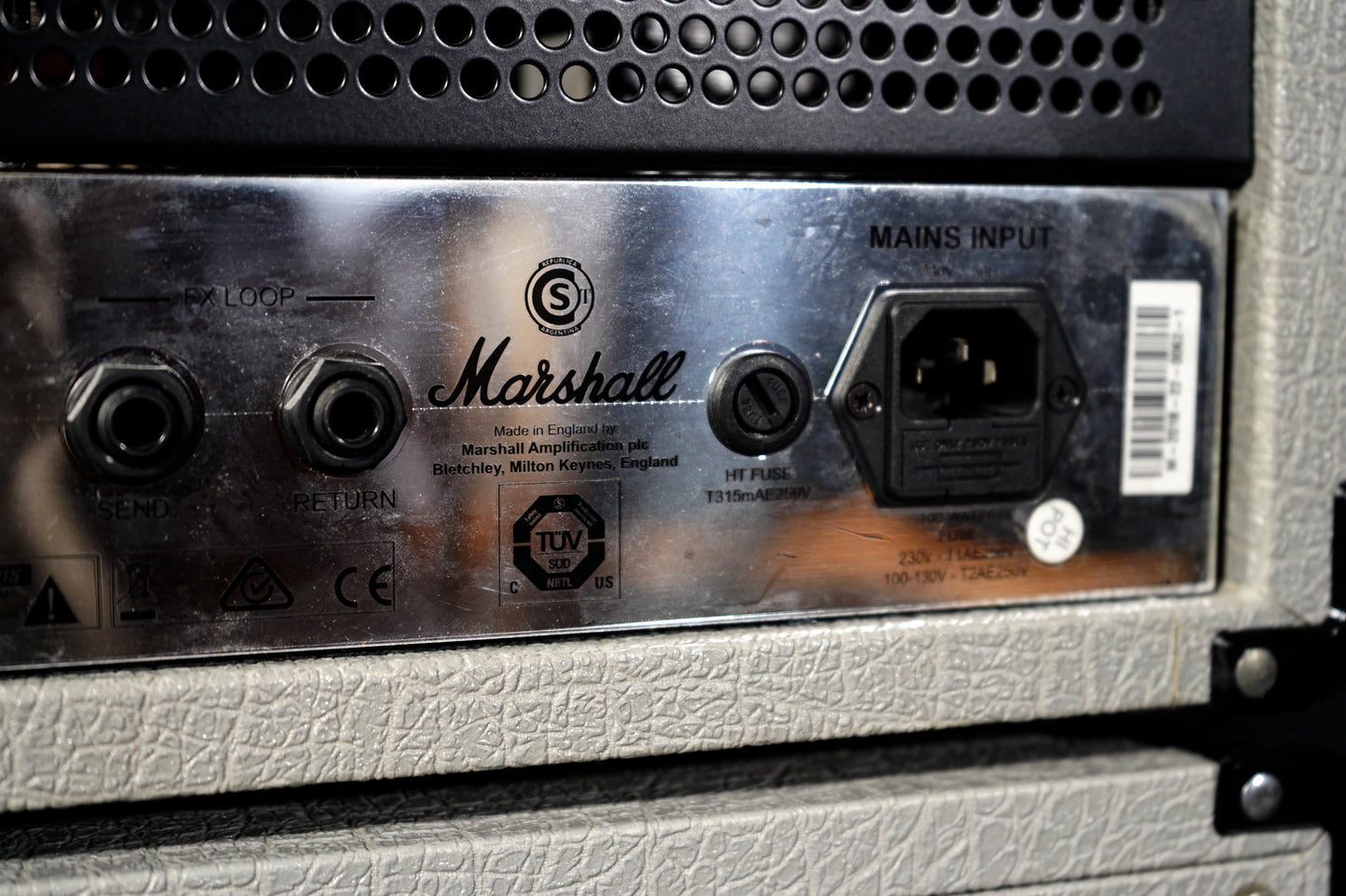 Marshall Silver Jubilee 2525H-E + Marshall 2512 Kabin (2. El)