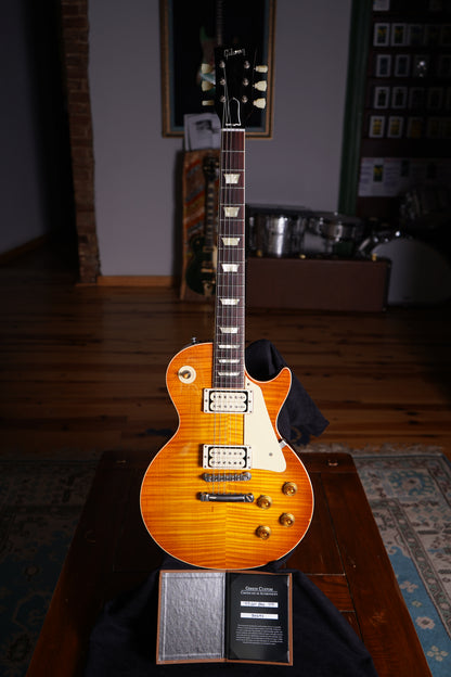 Gibson Custom Shop Reissue Les Paul Standard Elektro Gitar - Lemon Burst (2.El)