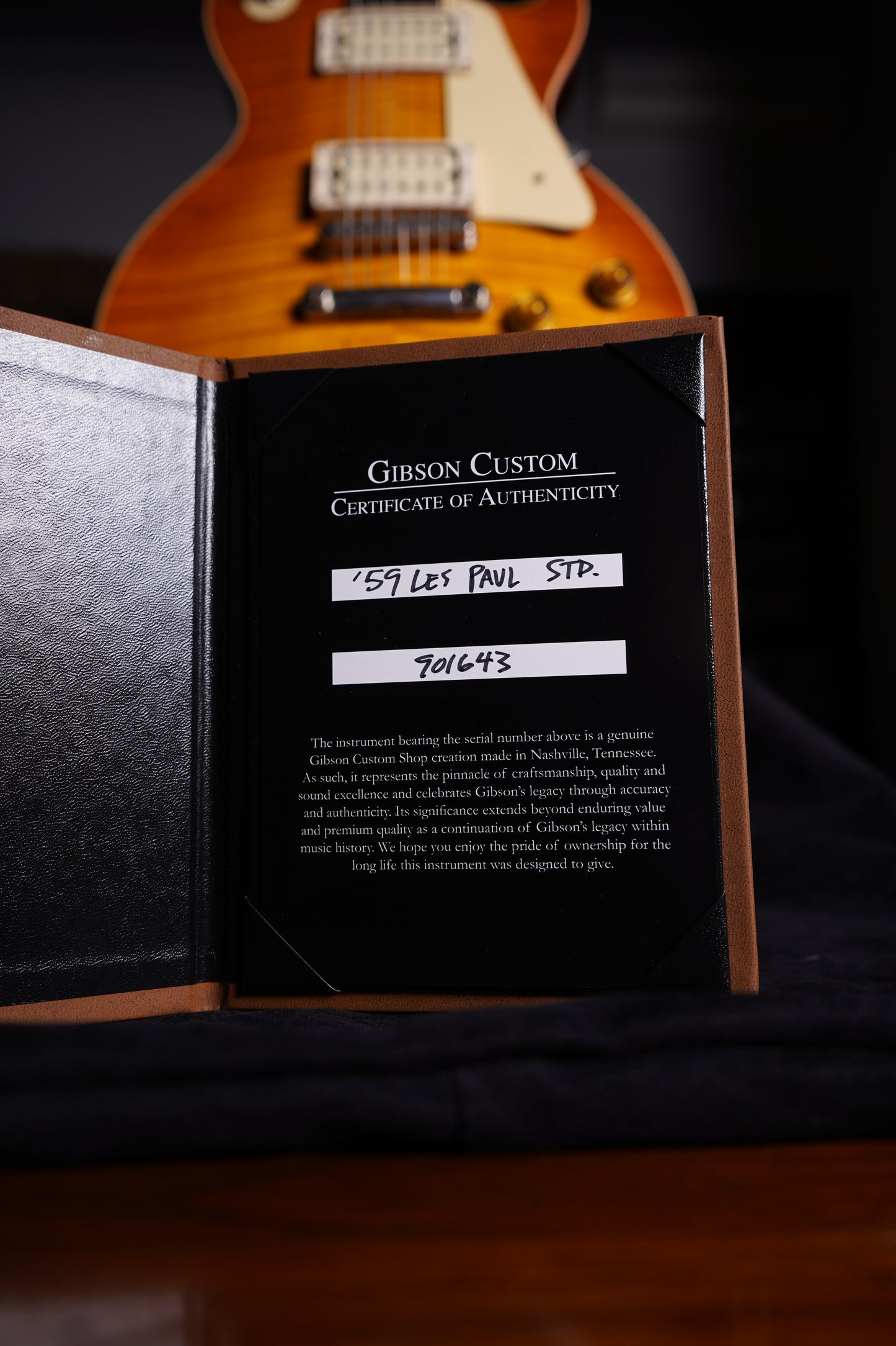 Gibson Custom Shop Reissue Les Paul Standard Elektro Gitar - Lemon Burst (2.El)