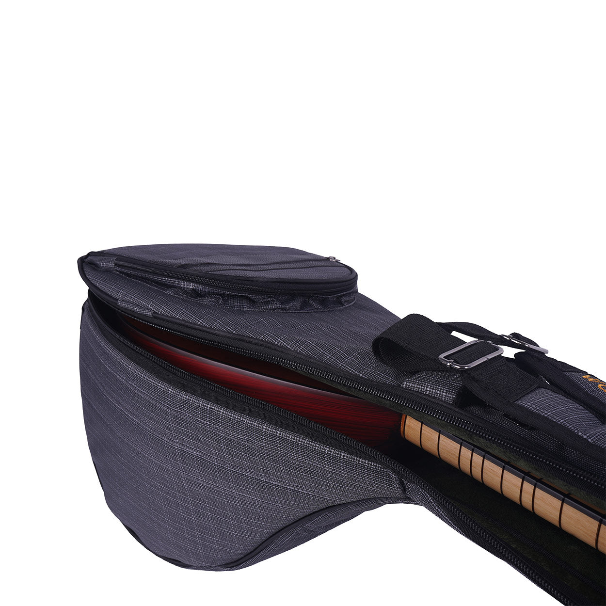 Wagon 05 Serisi Uzun Sap Bağlama Saz Çantası - Gri