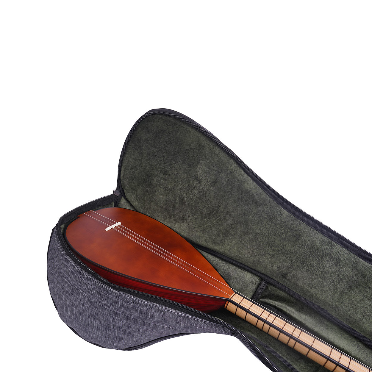 Wagon 05 Serisi Uzun Sap Bağlama Saz Çantası - Gri