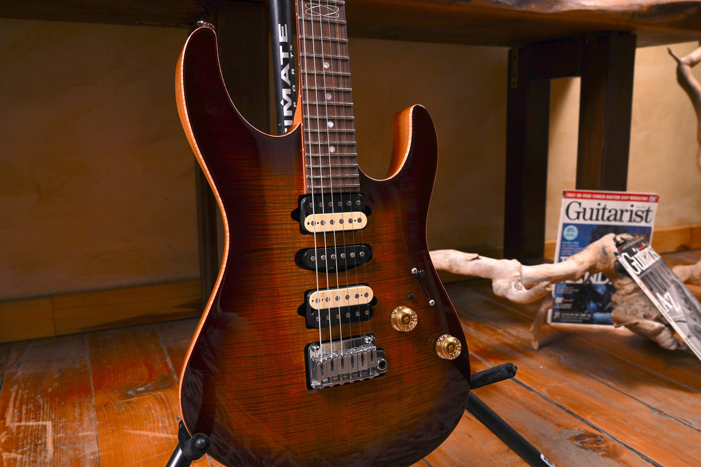 Suhr LTD 30th Anniversary Station Music Elektro Gitar - Bengal Burst (2.El)