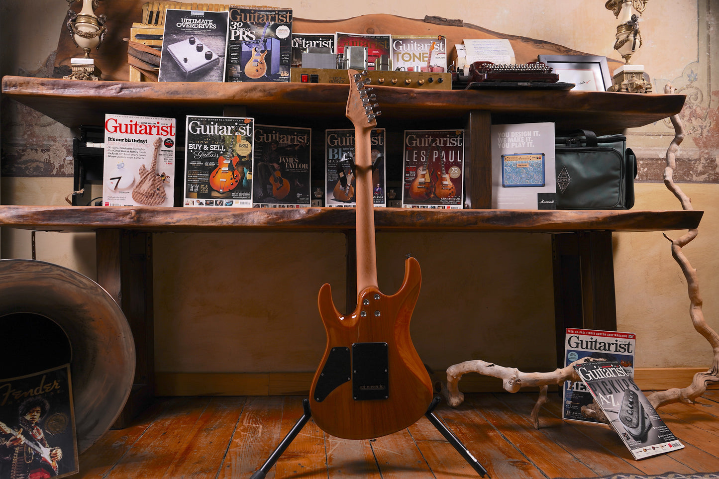 Suhr LTD 30th Anniversary Station Music Elektro Gitar - Bengal Burst (2.El)