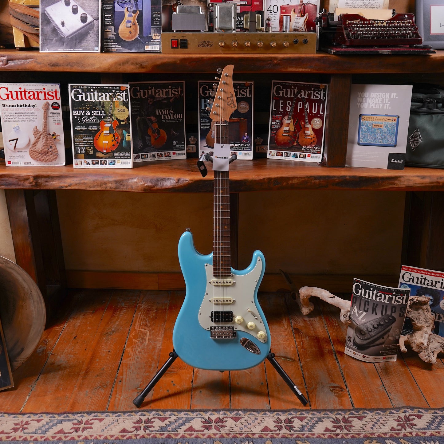 Suhr Classic S Vintage Limited Edition Elektro Gitar - Daphne Blue (2.El)