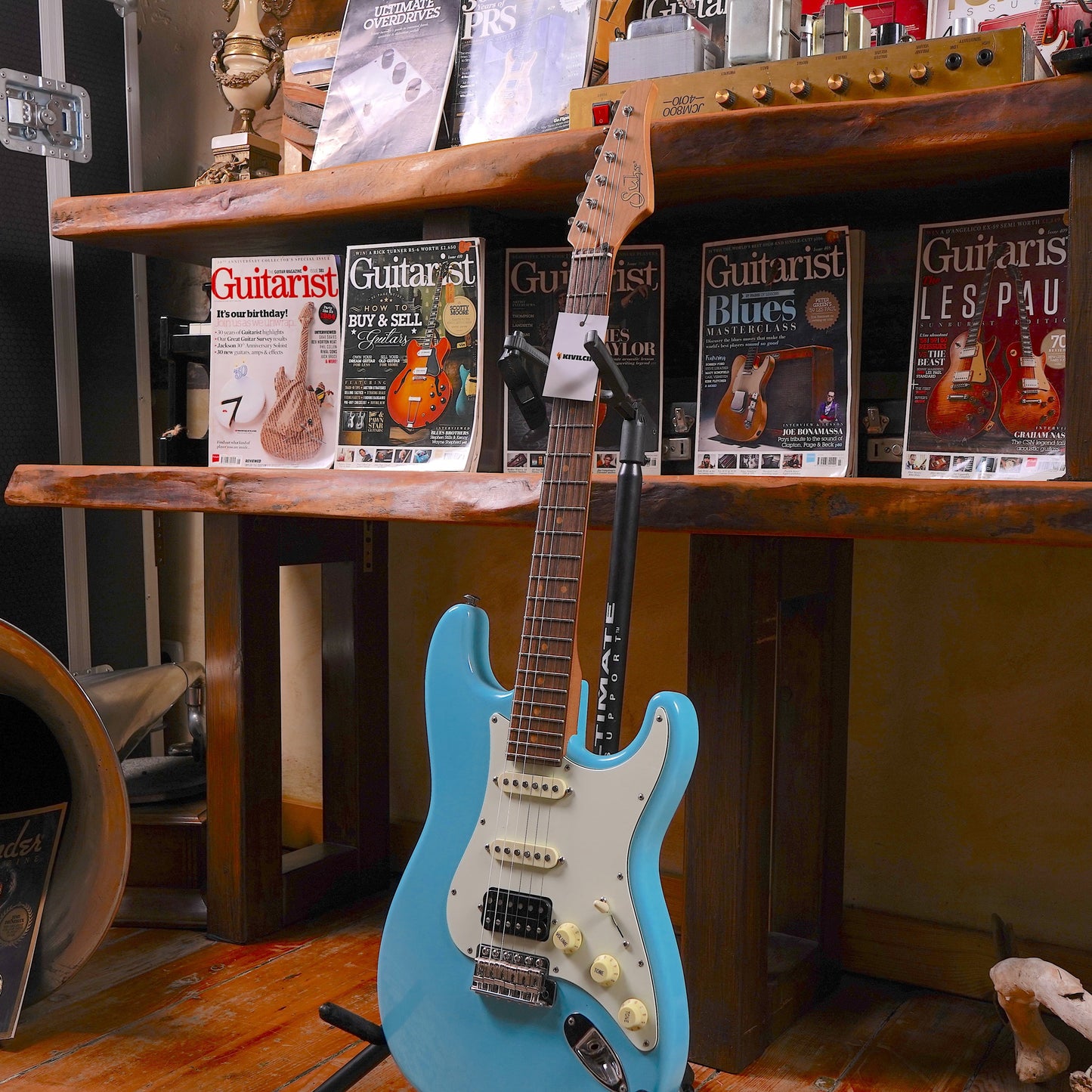 Suhr Classic S Vintage Limited Edition Elektro Gitar - Daphne Blue (2.El)