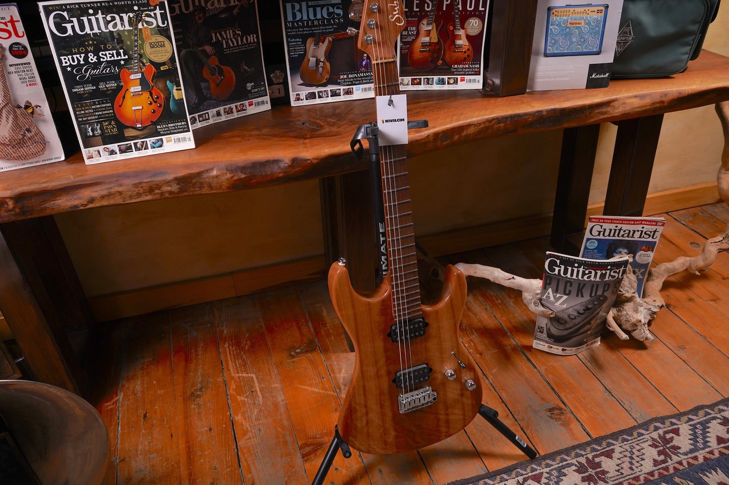 Suhr Standard Custom Koa Elektro Gitar - Natural (2.El)