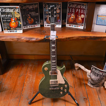 Gibson Les Paul Standard '60s Plain Top Exclusive Elektro Gitar - Olive Drab Gloss (2.El)