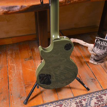 Gibson Les Paul Standard '60s Plain Top Exclusive Elektro Gitar - Olive Drab Gloss (2.El)