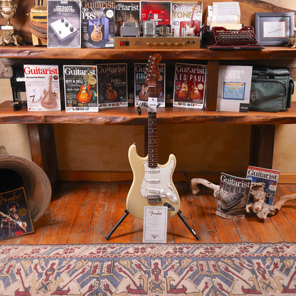 Fender Custom Shop Limited Edition 65 Stratocaster NOS Rosewood Neck - Olympic White (2.El)