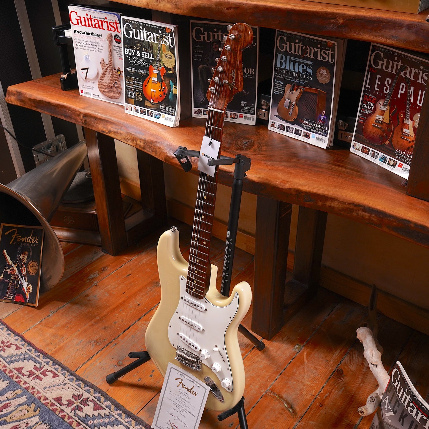 Fender Custom Shop Limited Edition 65 Stratocaster NOS Rosewood Neck - Olympic White (2.El)