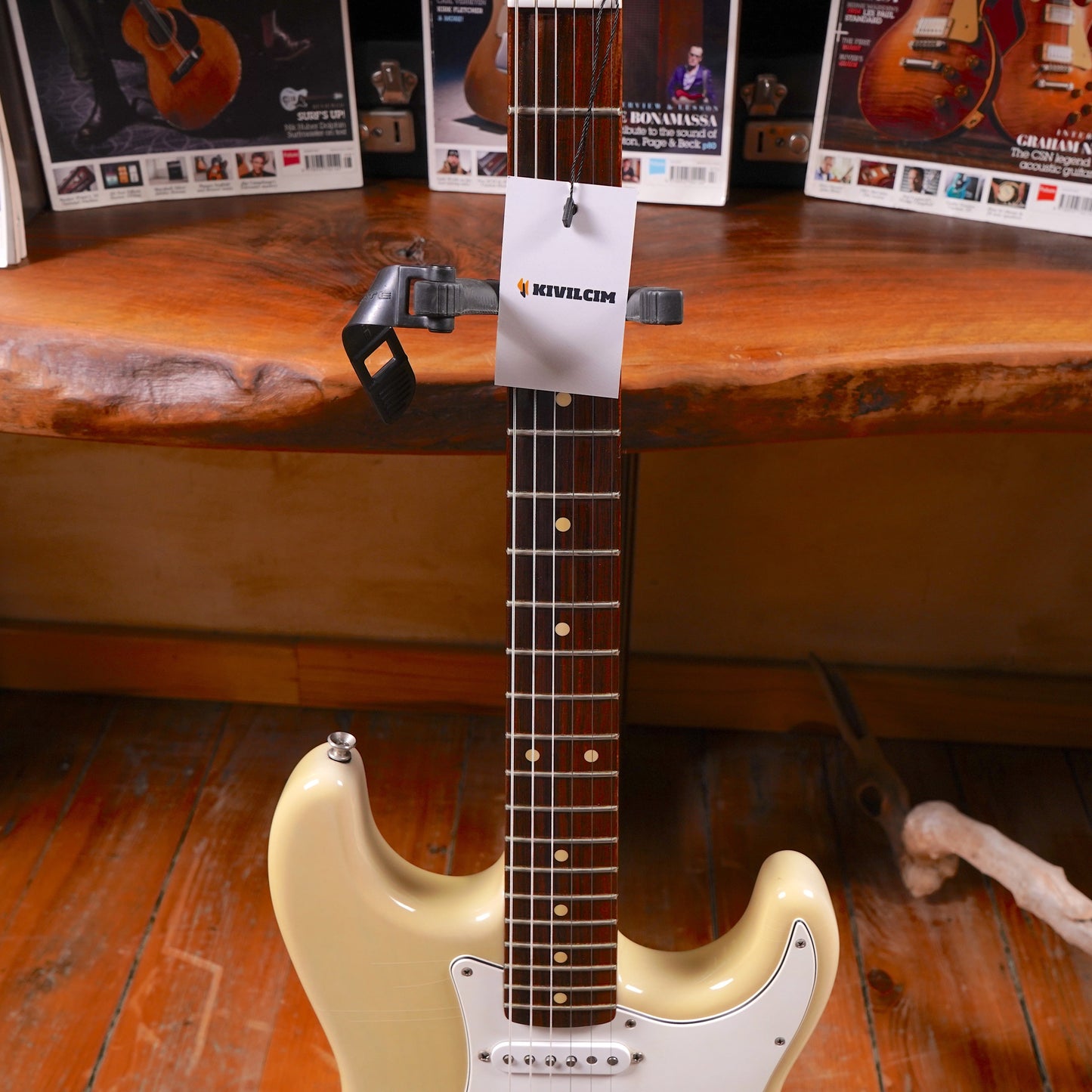 Fender Custom Shop Limited Edition 65 Stratocaster NOS Rosewood Neck - Olympic White (2.El)
