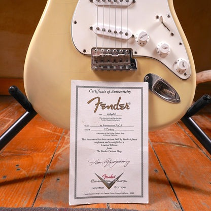 Fender Custom Shop Limited Edition 65 Stratocaster NOS Rosewood Neck - Olympic White (2.El)