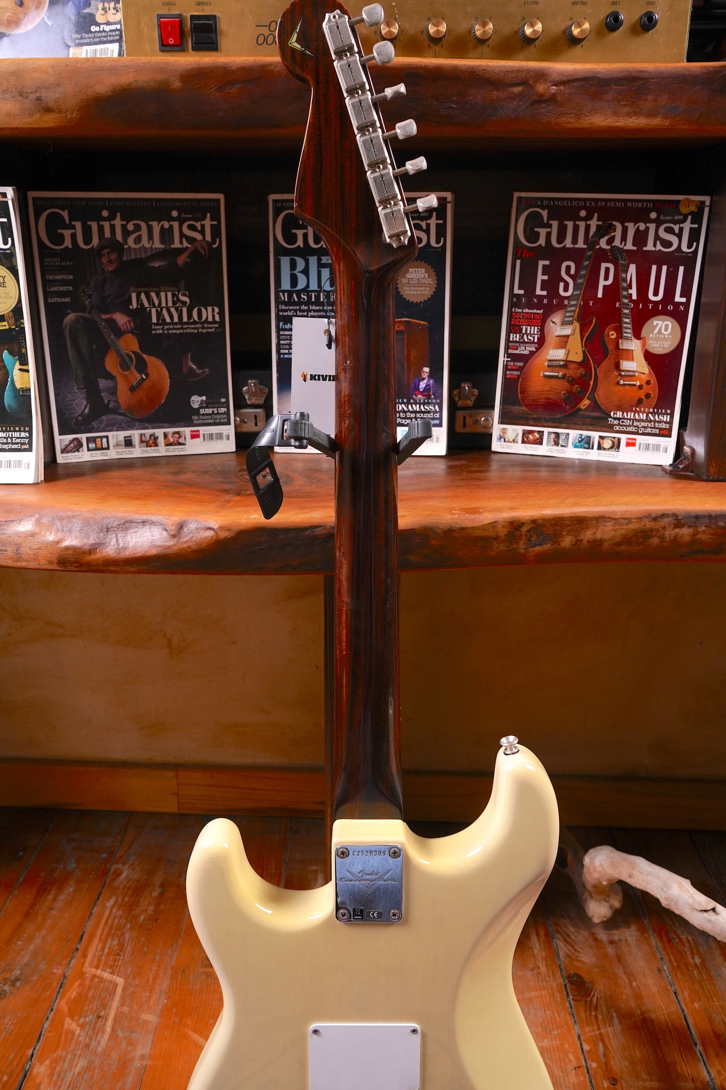 Fender Custom Shop Limited Edition 65 Stratocaster NOS Rosewood Neck - Olympic White (2.El)