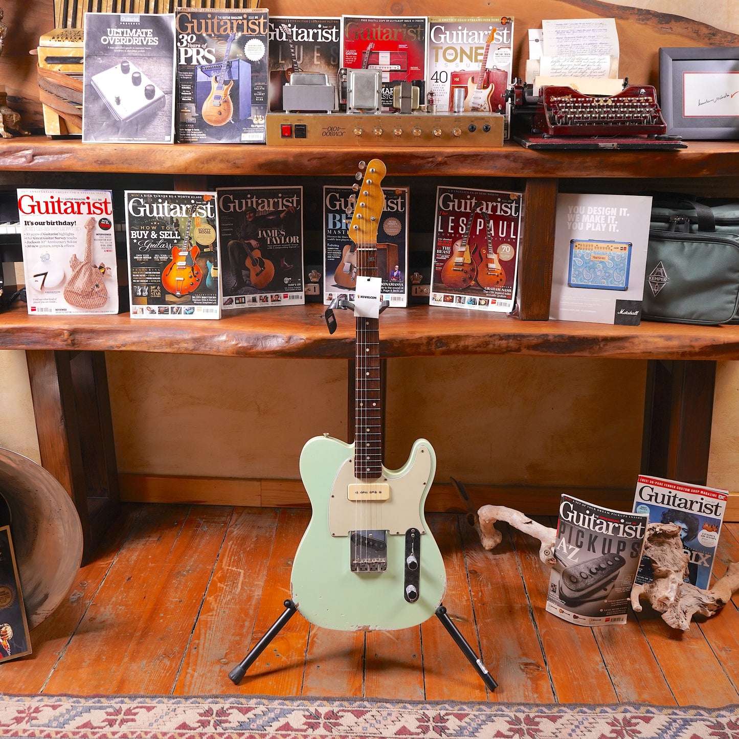 MJT-Allparts Custom Telecaster Light Aging - Surf Green (2.El)