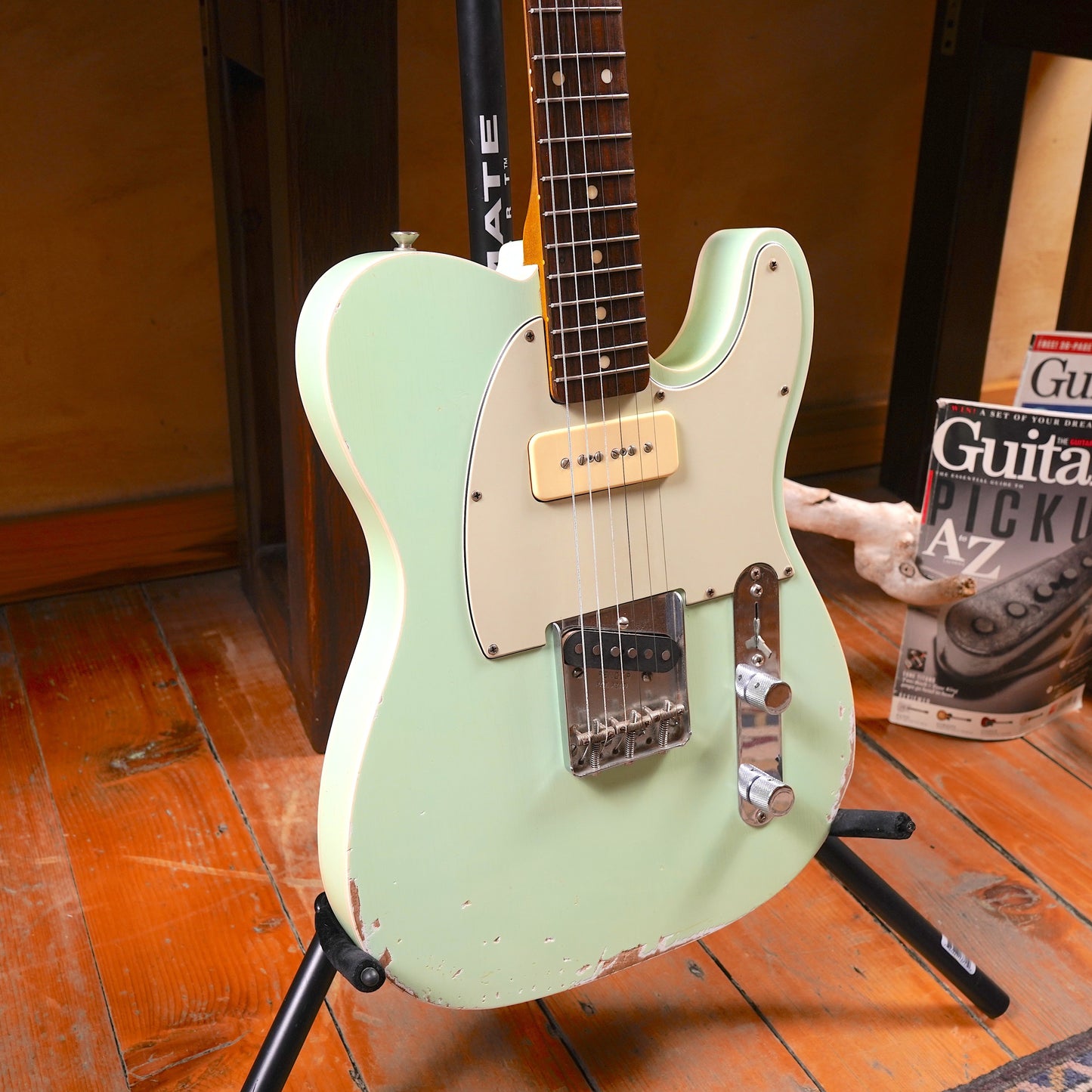 MJT-Allparts Custom Telecaster Light Aging - Surf Green (2.El)