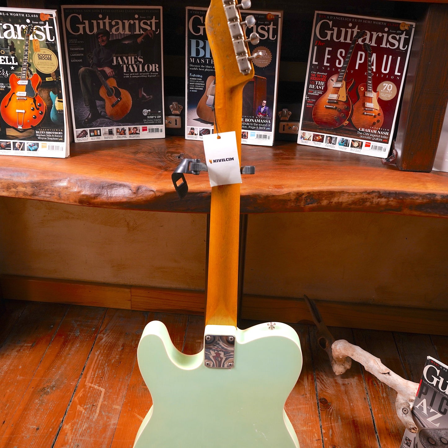 MJT-Allparts Custom Telecaster Light Aging - Surf Green (2.El)