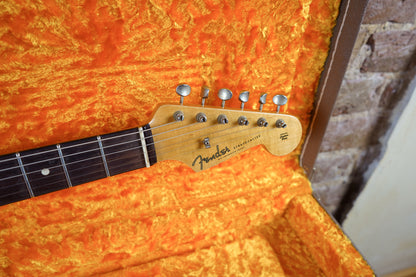 Fender W21 Ltd 59 Stratocaster Relic Elektro Gitar - Faded Candy Apple Red (2.El)