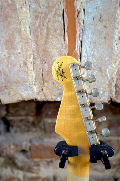 Fender W21 Ltd 59 Stratocaster Relic Elektro Gitar - Faded Candy Apple Red (2.El)