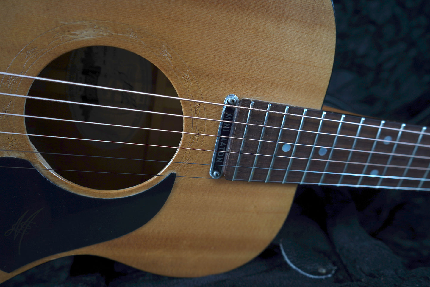 Maton EM6 Mini Elektro Akustik Gitar - Natural (2.El)