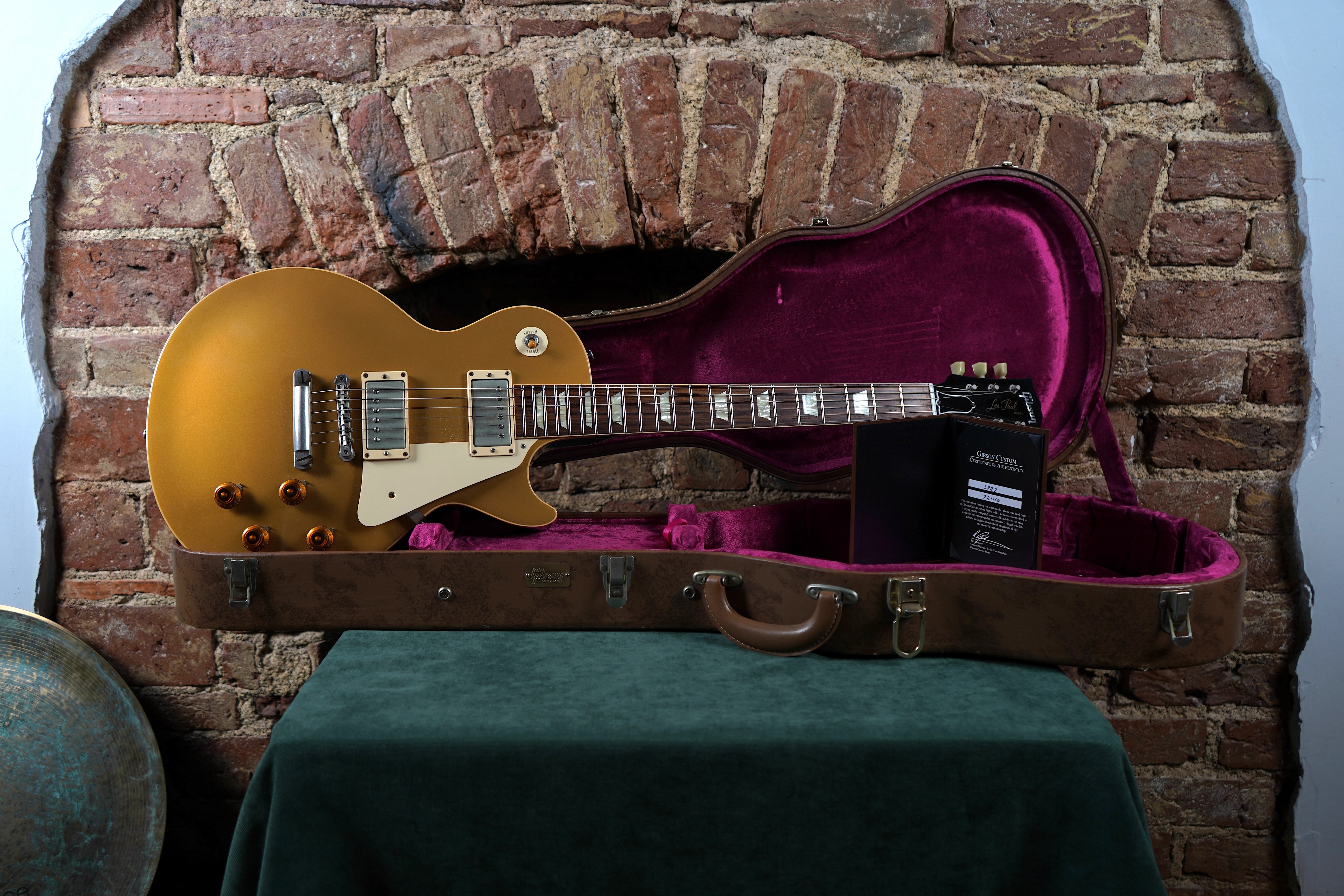 Gibson Custom Historic Collection Les Paul '57 - Goldtop Darkback