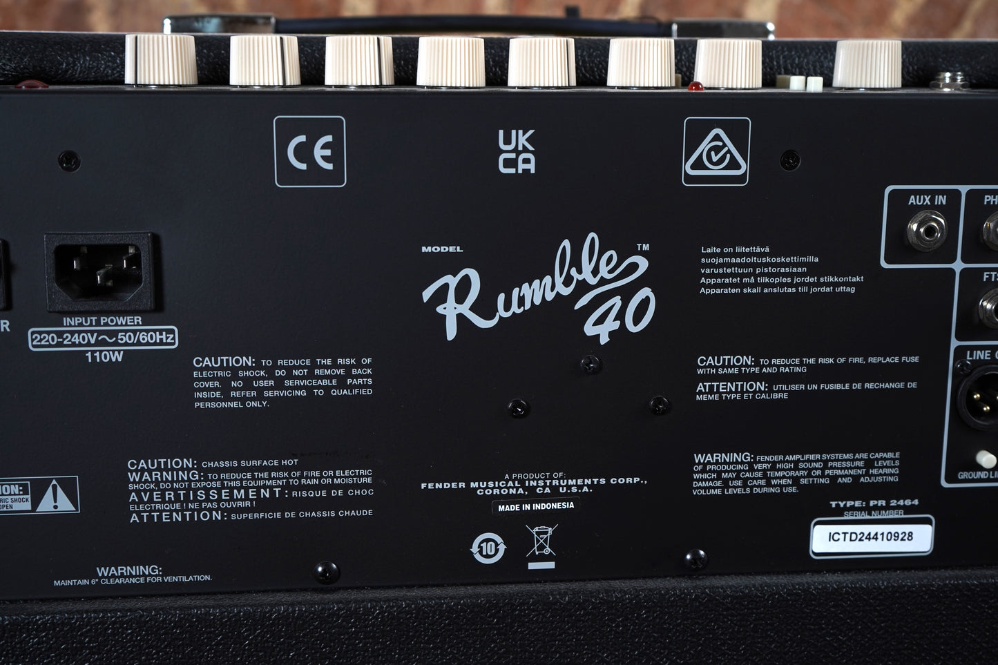 Fender Rumble 40 Bas Gitar Amfisi (2.El)