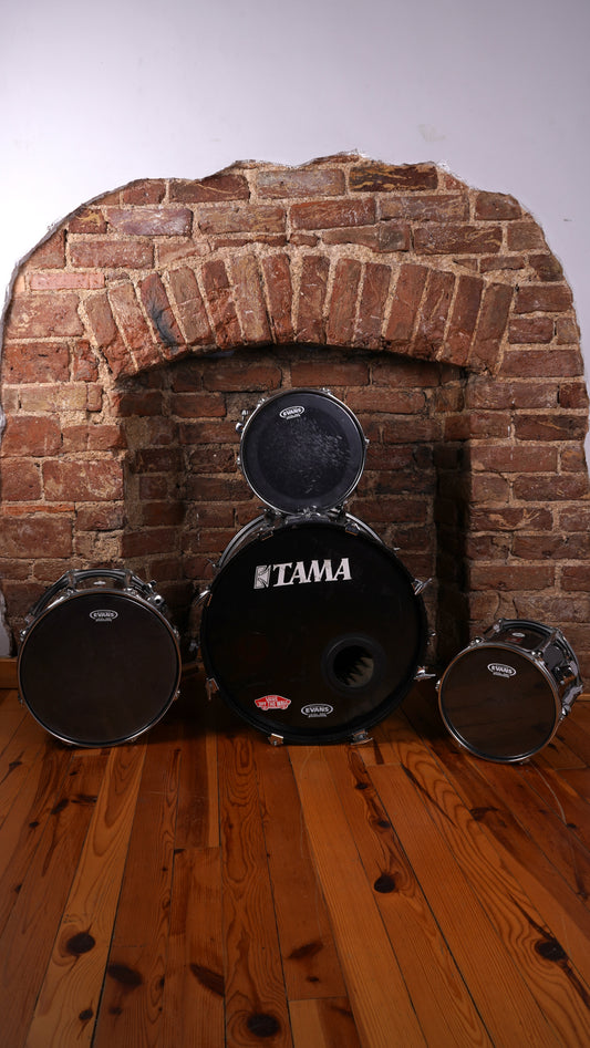 Premier APK 1988 Piano Black Made in England Akustik Davul Seti (2.El)